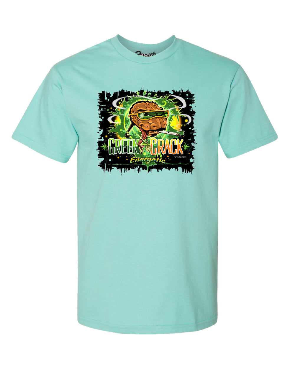 2 Tokes “green crack” tee