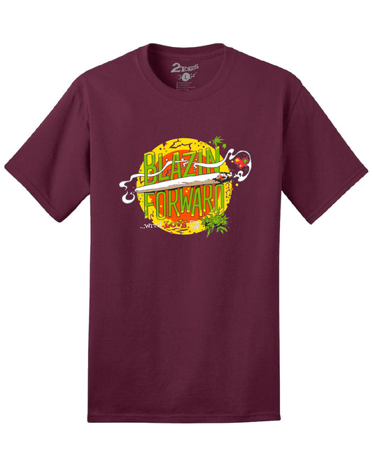 2 Tokes “Blazin Forward” short sleeve (cardinal)
